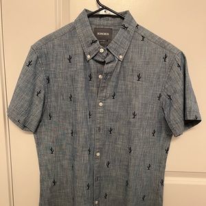 Bonobos Short Sleeve Cactus Button-down